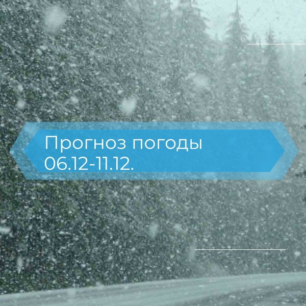 Прогноз погоды.
